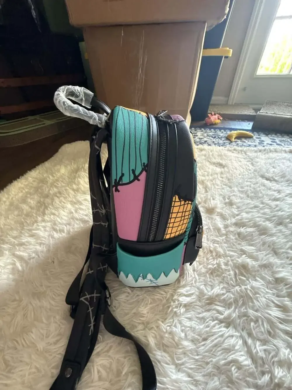 Loungefly Disney The‎ Nightmare Before Christmas Sally Patchwork Mini Backpack